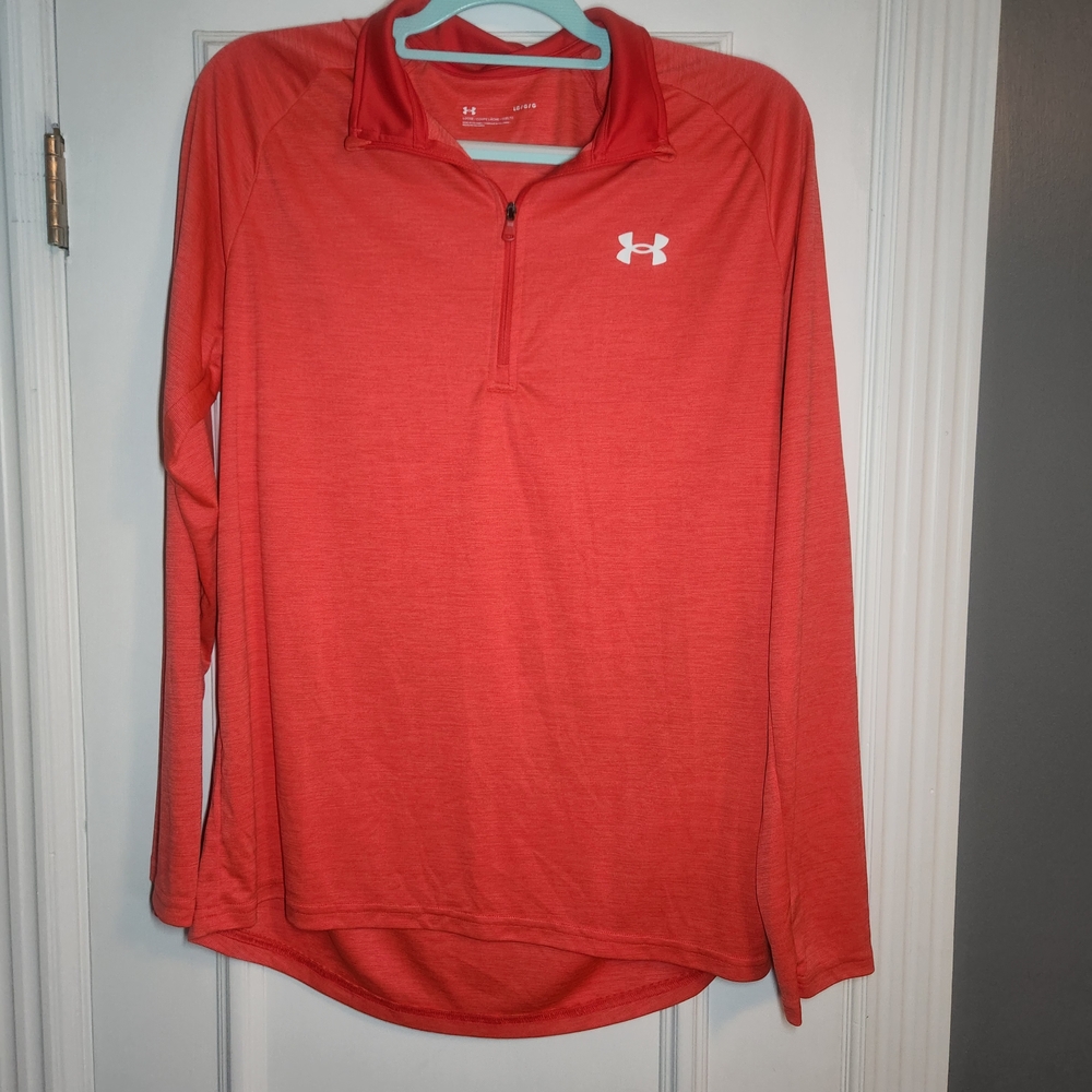 Under Armour Red Quarter-Zip Pullover